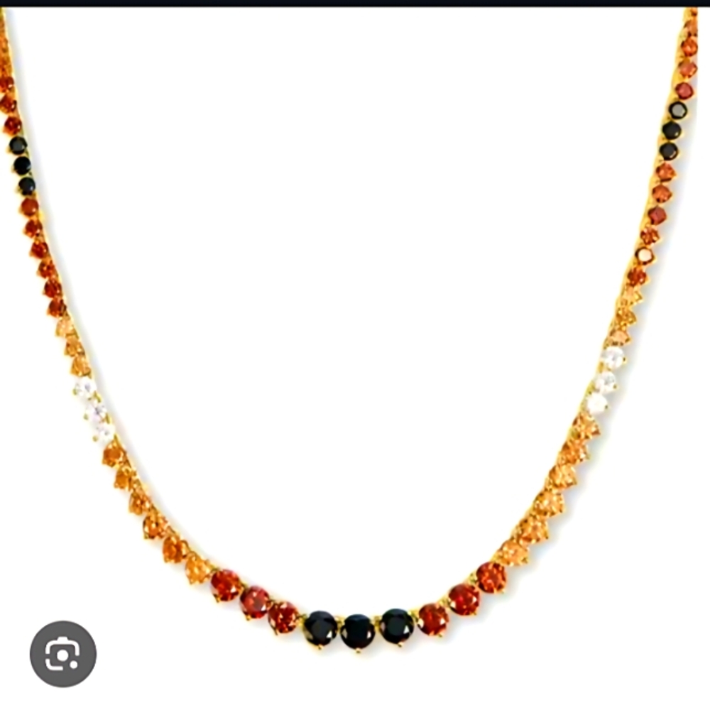 Melinda Maria Discontinued Chocolate Ombre Graduated Necklace